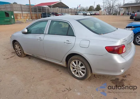 2009 Toyota Corolla Le z USA, uszkodzony, nr VIN 2T1BU40E09C026004